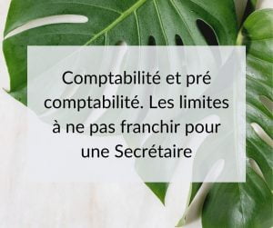 Comptabilité et pré comptabilité ? Voyons les limites à ne pas franchir pour une Secrétaire.