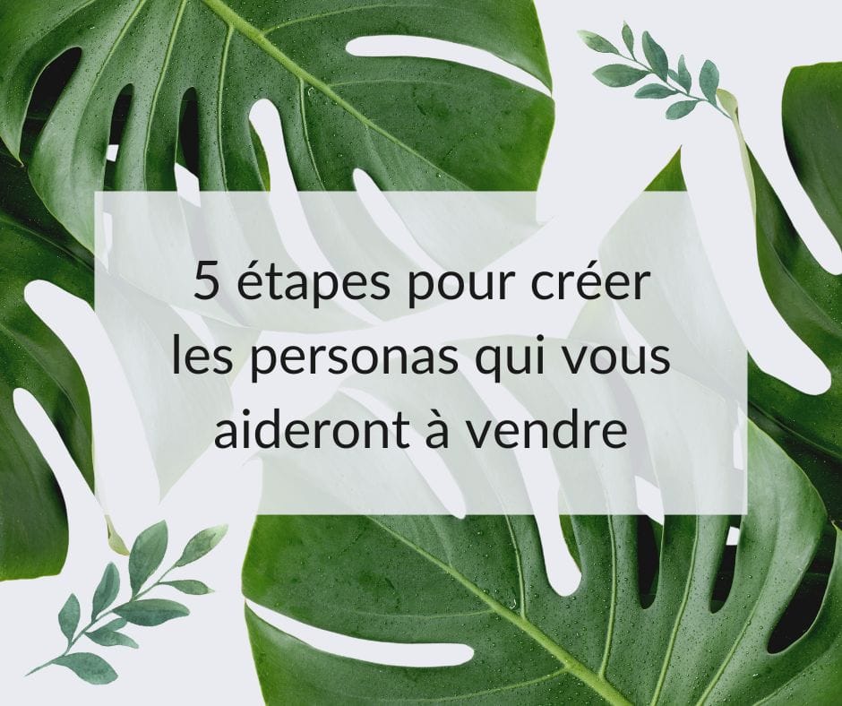 SEO 5 étapes pour créer le persona idéal
